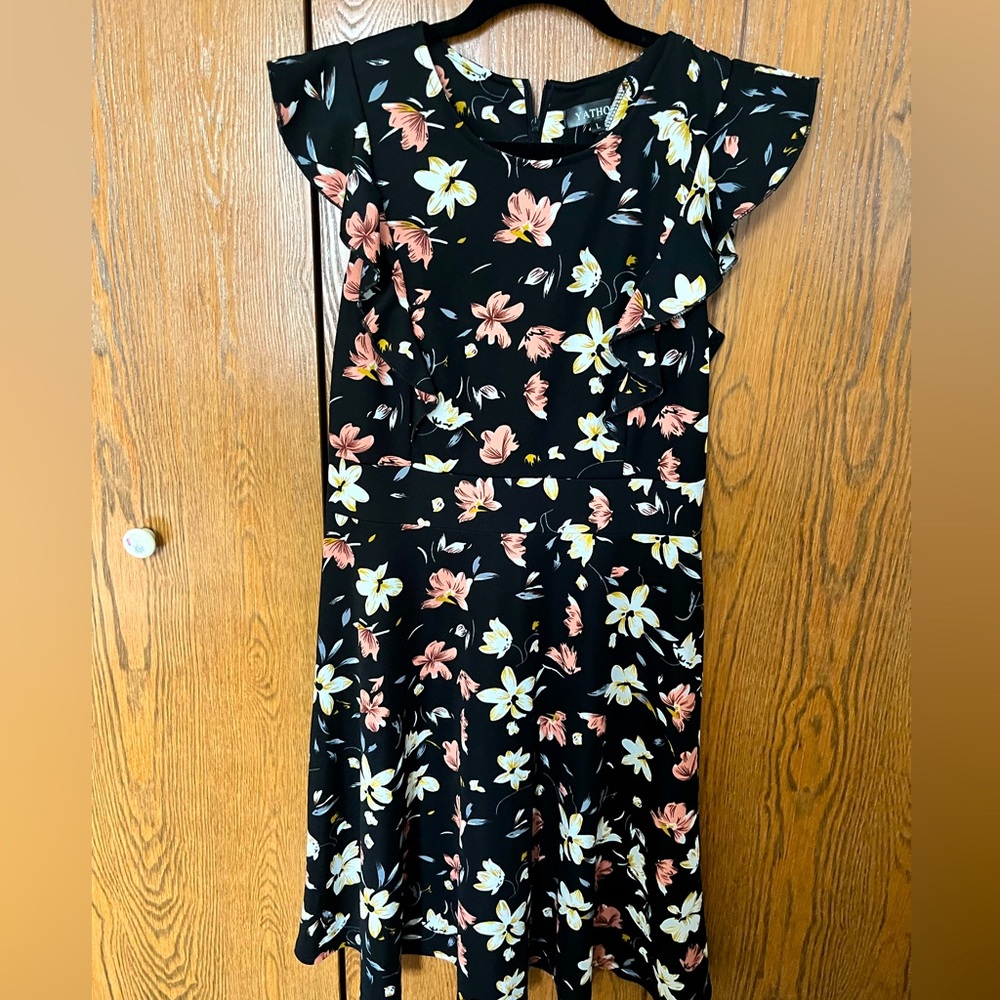 Women’s Black Floral Dress
